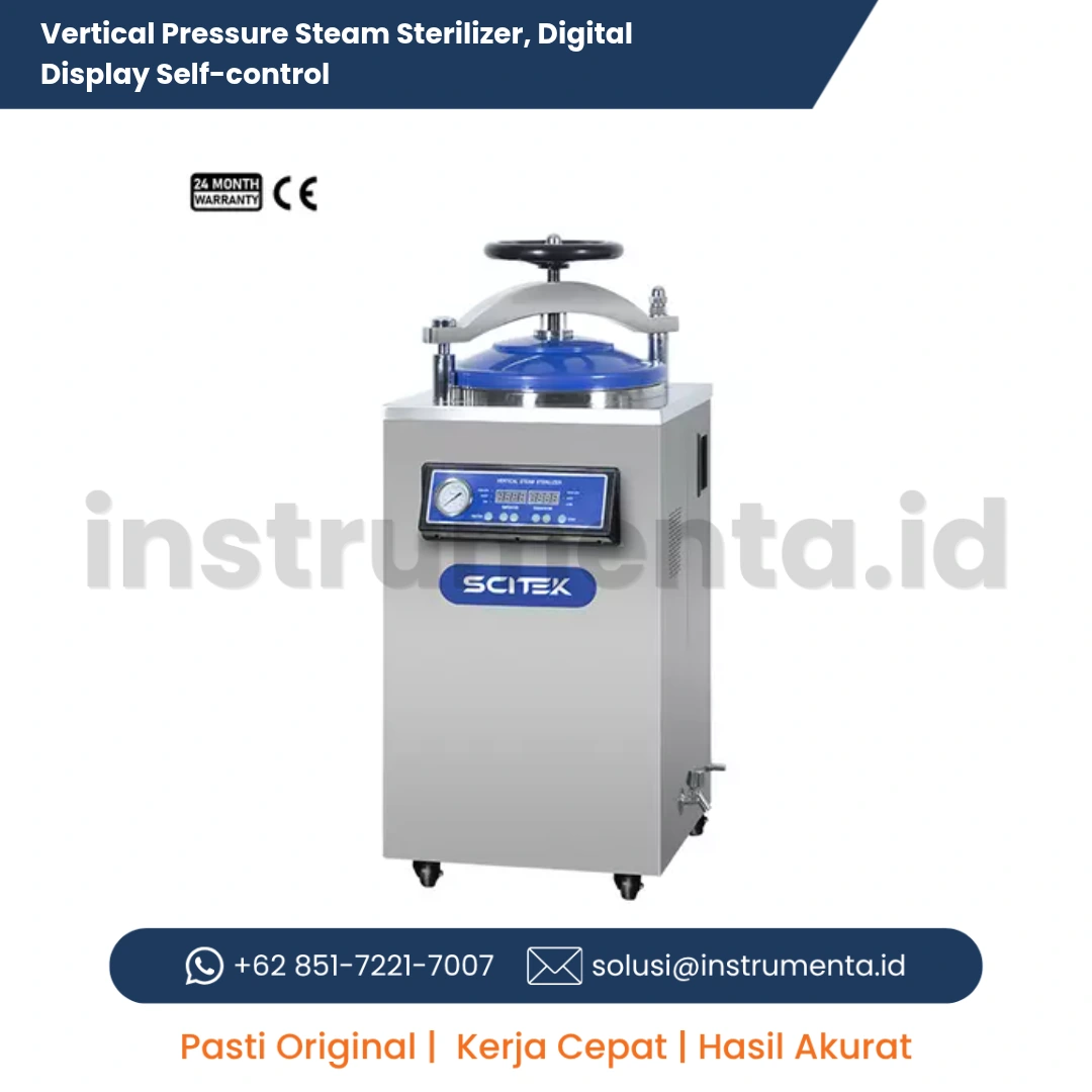 Ready Stock Vertical Pressure Steam Sterilizer Scitek ST-VB Series Autoclave Digital Otomatis Laboratorium Klinis